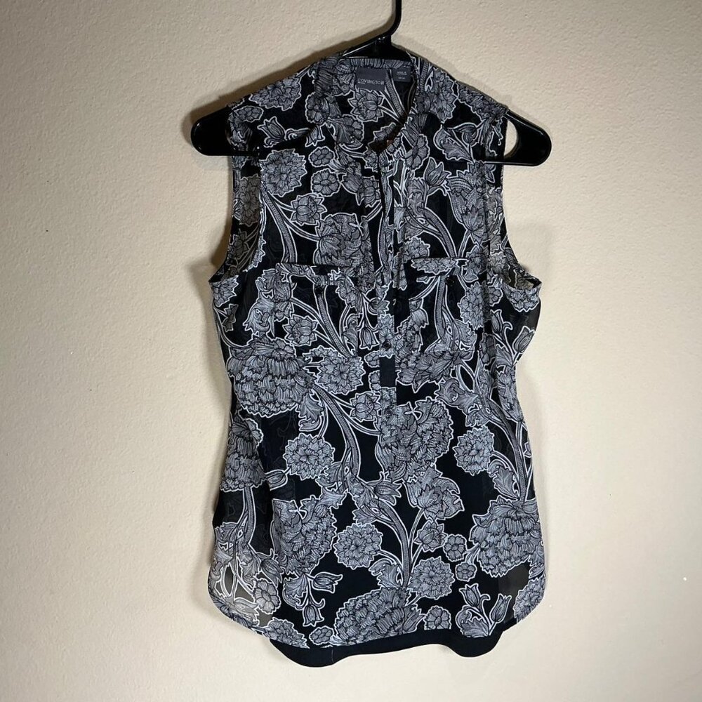 Covington Women's Sleeveless top with camisole, size SP/CP (NWT),